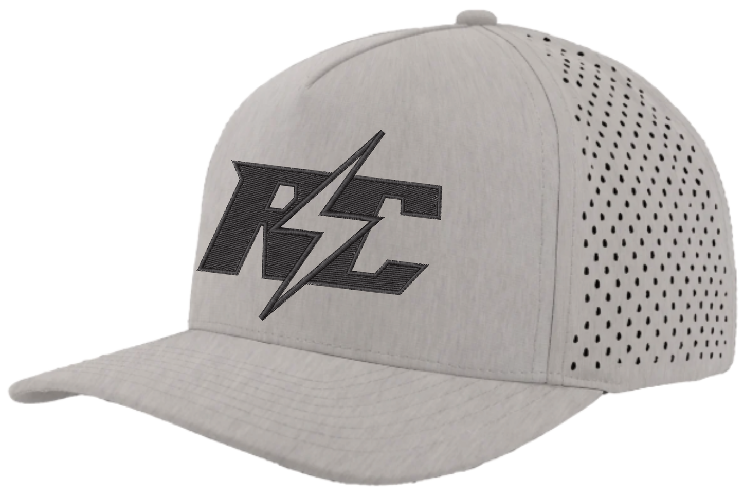 XL 5 Panel Perforated Curved Bill Snapback